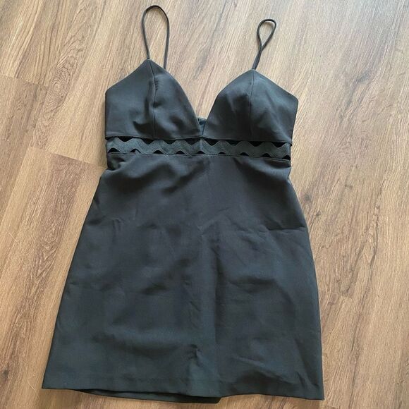 NEW ZARA Black Mini Dress - Picture 1 of 3